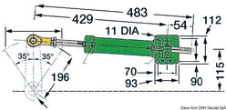 Timoneria Vetus MT125 singola