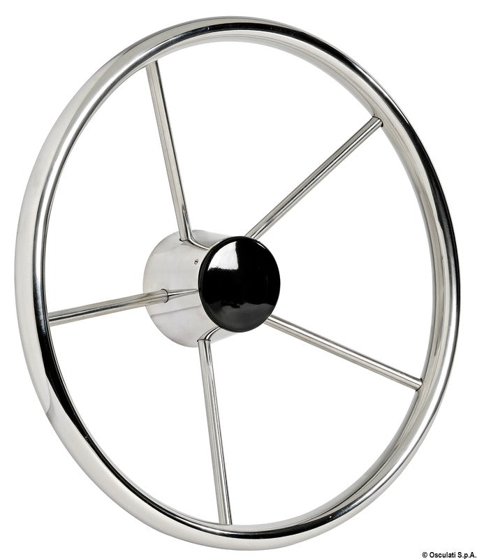 Volante inox 5 razze 420 mm