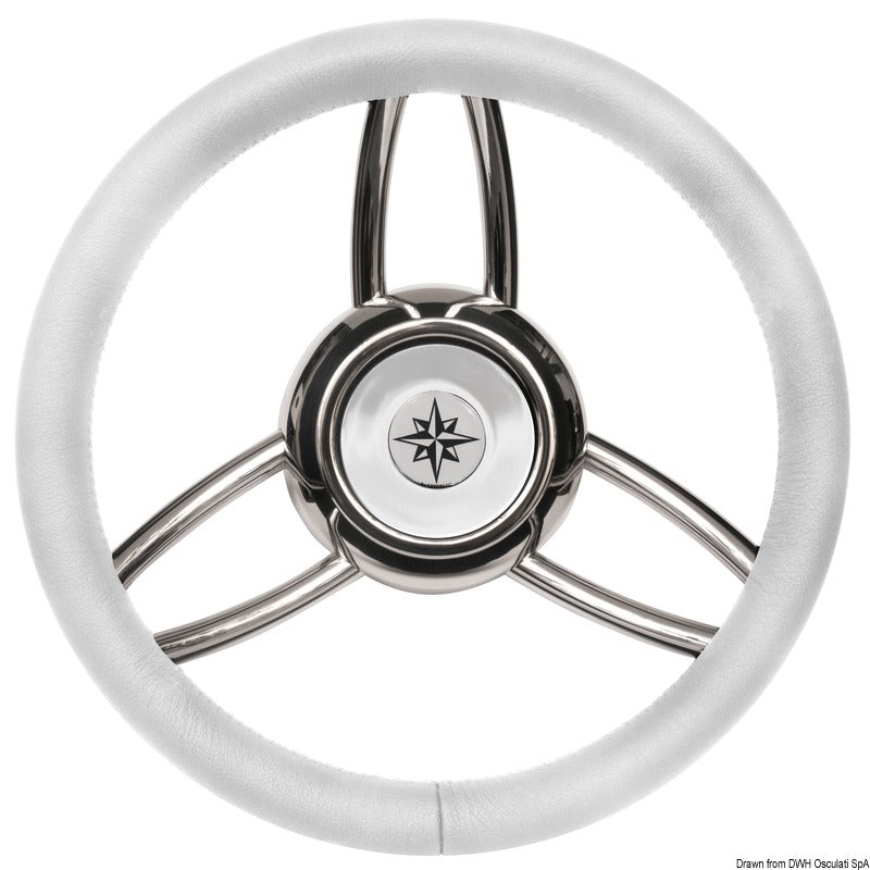 Volante Bliz poliuretano morbido bianco