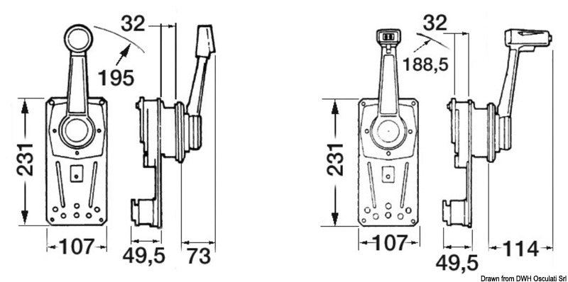 Scatola monoleva B184