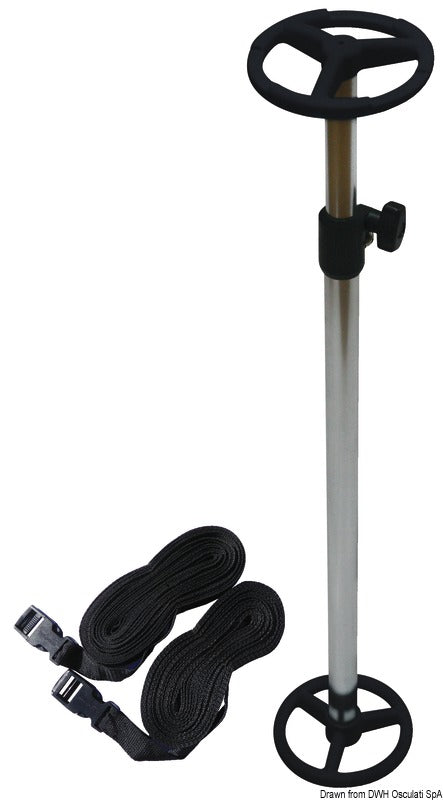 Supporto telescopico per teloni in alluminio