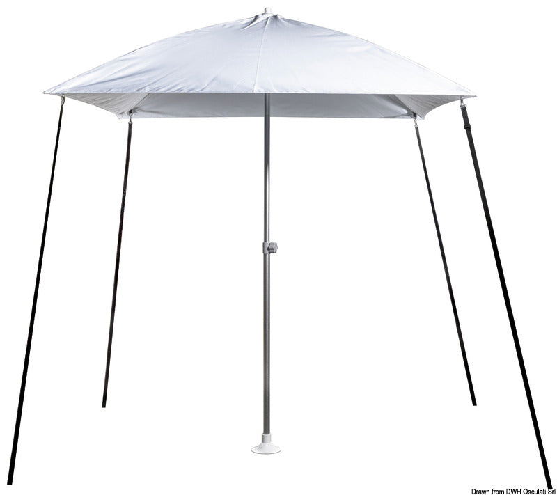 Ombrellone PARASOL pieghevole per barca bianco
