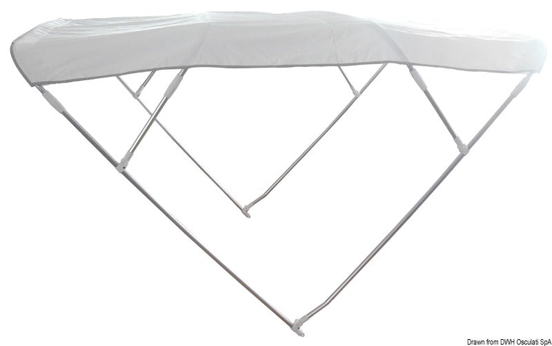 Capottina Bimini Depth 4 archi 190/200 cm blu