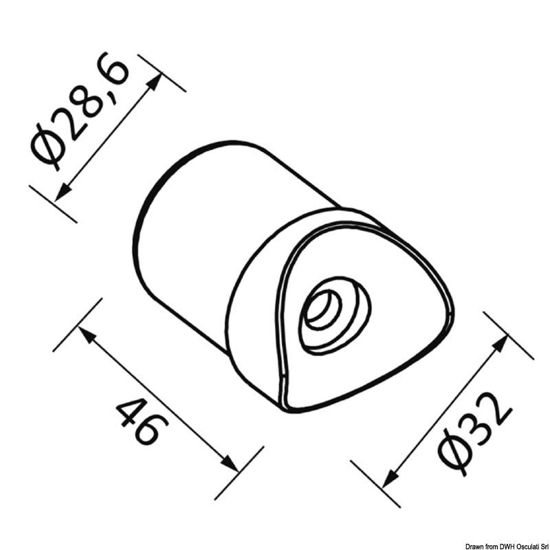 Inserto raggiato (coppia) tubo 32 mm