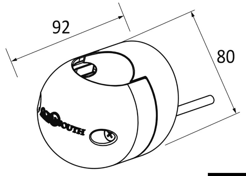 Basetta cieca tubo 44 mm