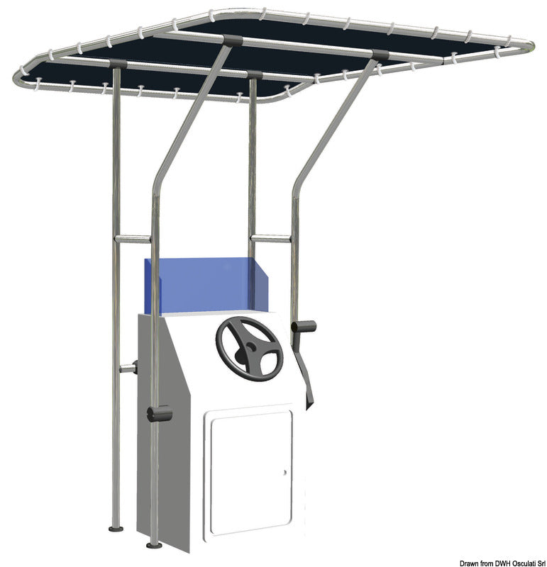 Supporto luci di via per T-Top in lega leggera