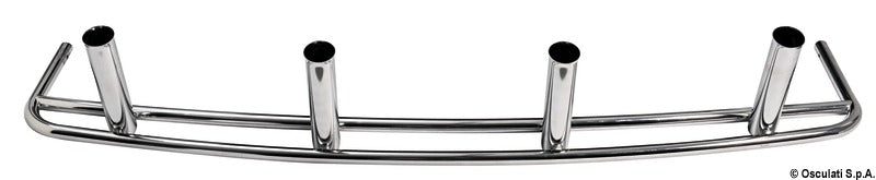 T-Top in acciaio inox con 4 portacanne