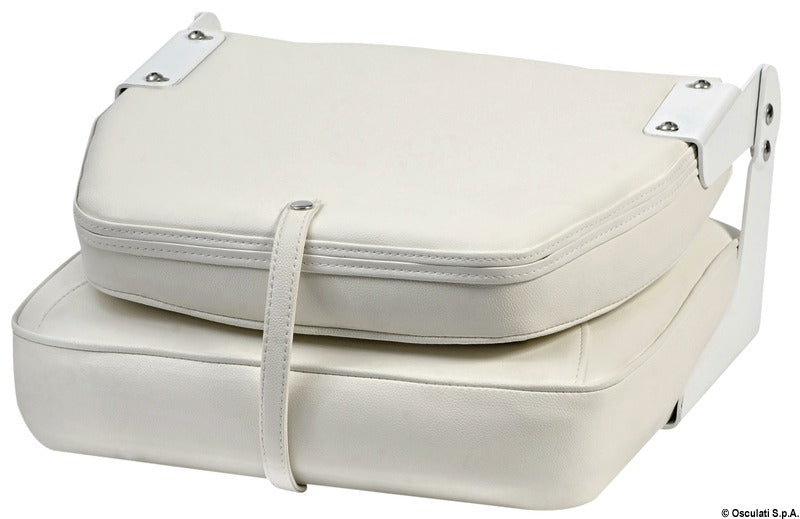 Sedile con schienale ribaltabile De Luxe bianco
