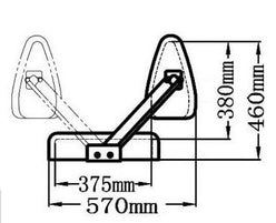 Sedile guida singolo Reverso