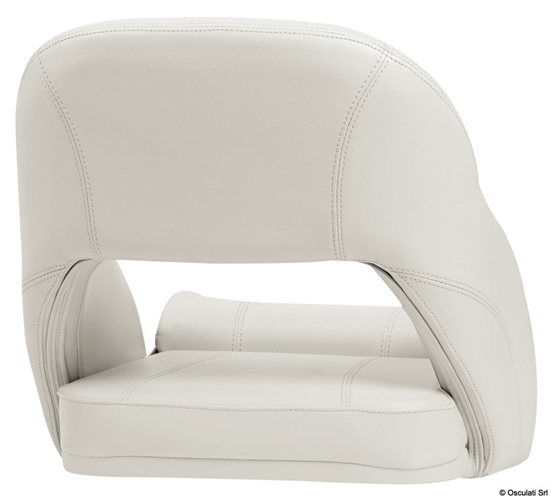 Sedile anatomico imbottito con Flip Up H52R bianco