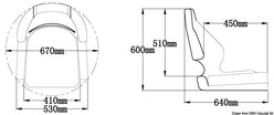 Sedile anatomico De Luxe con imbott. da rivestire