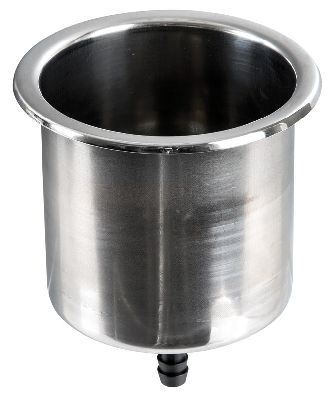 Porta Bicchieri Large inox con drenaggio