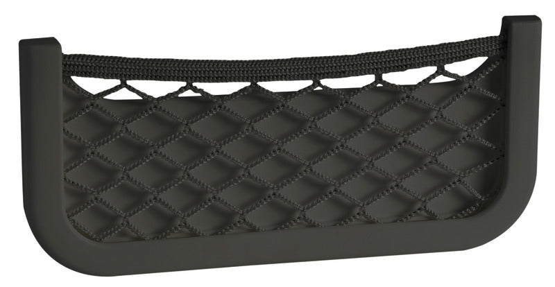 Rete portaoggetti nera 250x115x10 mm