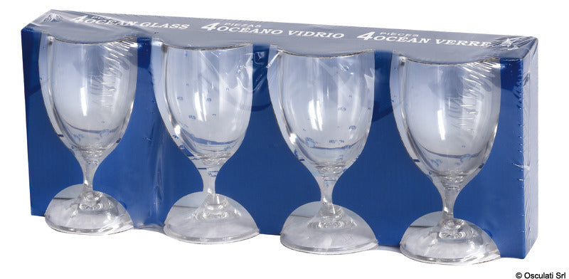 set 4 bicchieri vino 200 ml