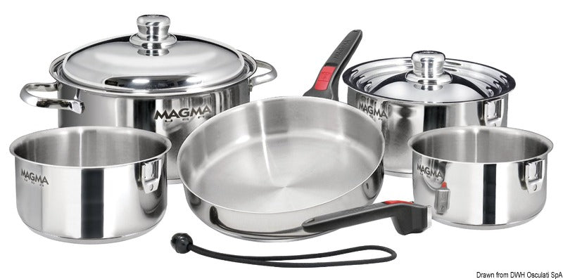 Pentole impilabilipopote int. inox