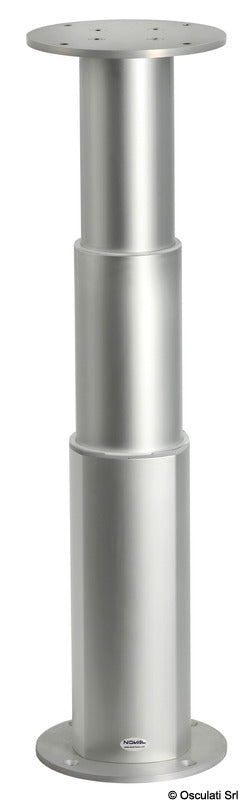 Gamba tavolo tri-telescopica rotonda 12V allum