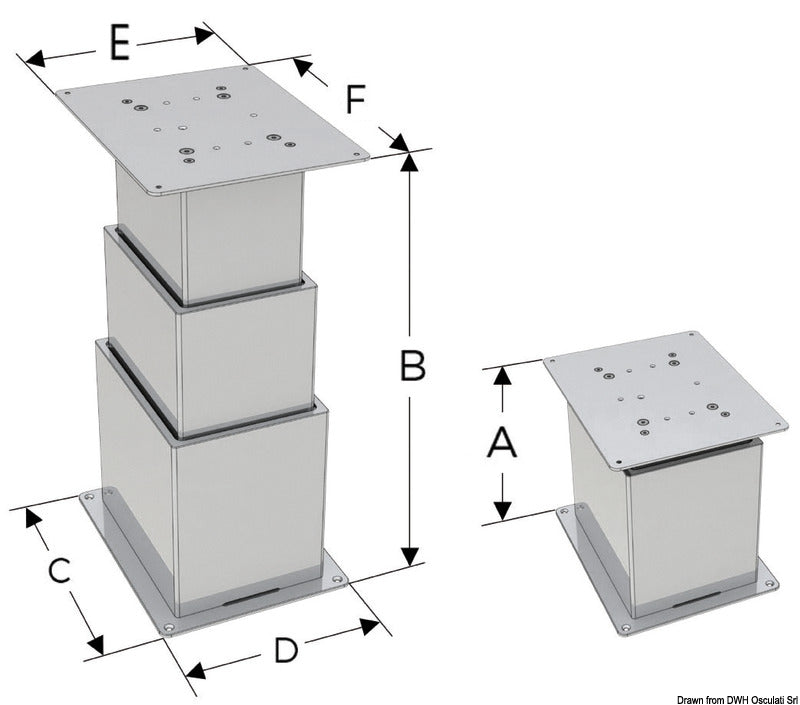 Gamba Square 3 stadi 24V