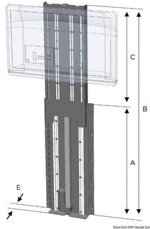 TV LIFT 750mm 24V