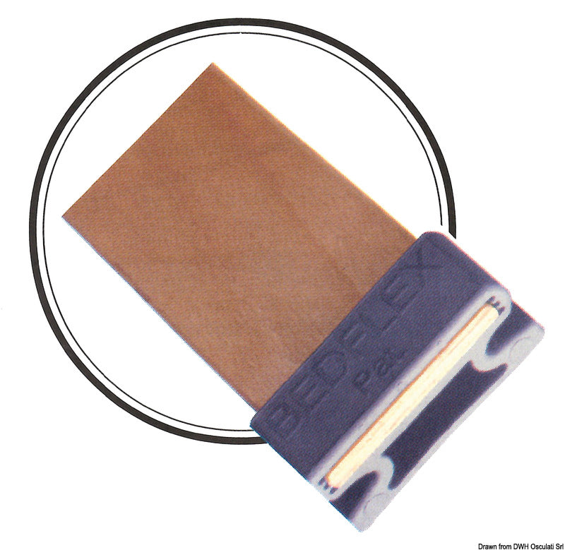 Rete mobile a doghe doppia 200 x 140 cm sp. 8 mm