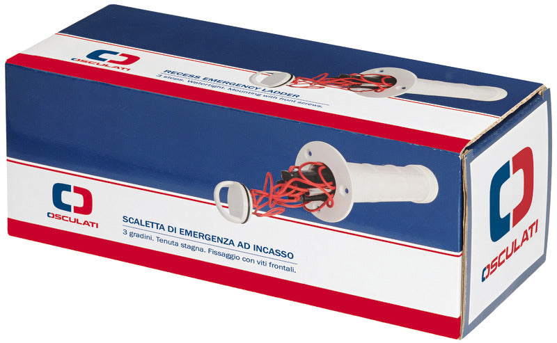 Scaletta emergenza fissaggio con viti