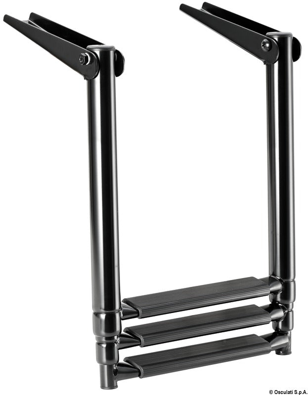 Scaletta Inox Telescopica per plancetta 3 gradini