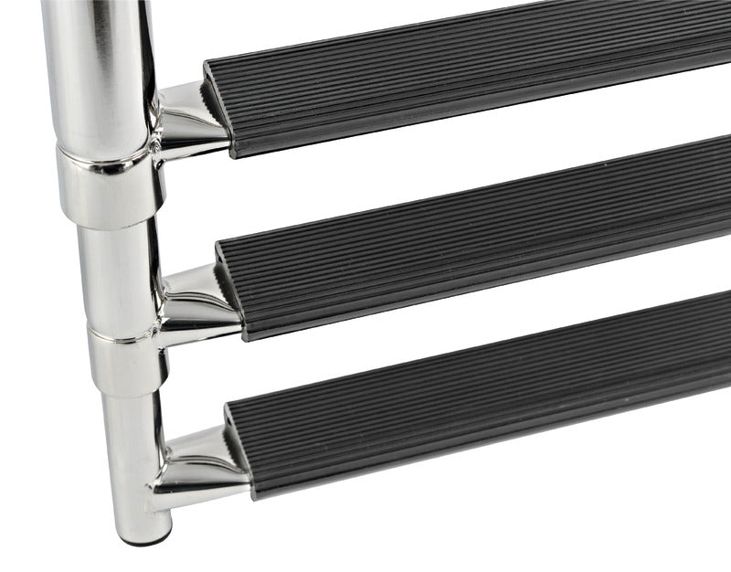 Scaletta inox telescopica stretta 3 gradini