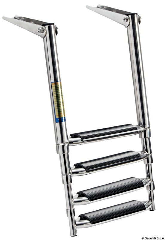 Scaletta telescopica per plancetta 4 gradini large