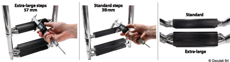 Scaletta sotto plancetta 4 gradini XL