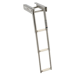 Scaletta inox stretta a scomparsa 3 gradini
