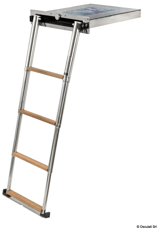 Scaletta Top Line 4 gradini in  teak