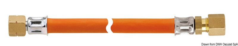 Tubo G 1/4 LH x RVS 8 x 400 mm