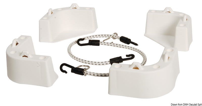 Kit fissaggio universale ghiacciaie 4 angoli