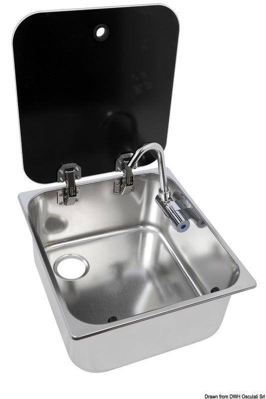 Lavello ad incasso con coperchio