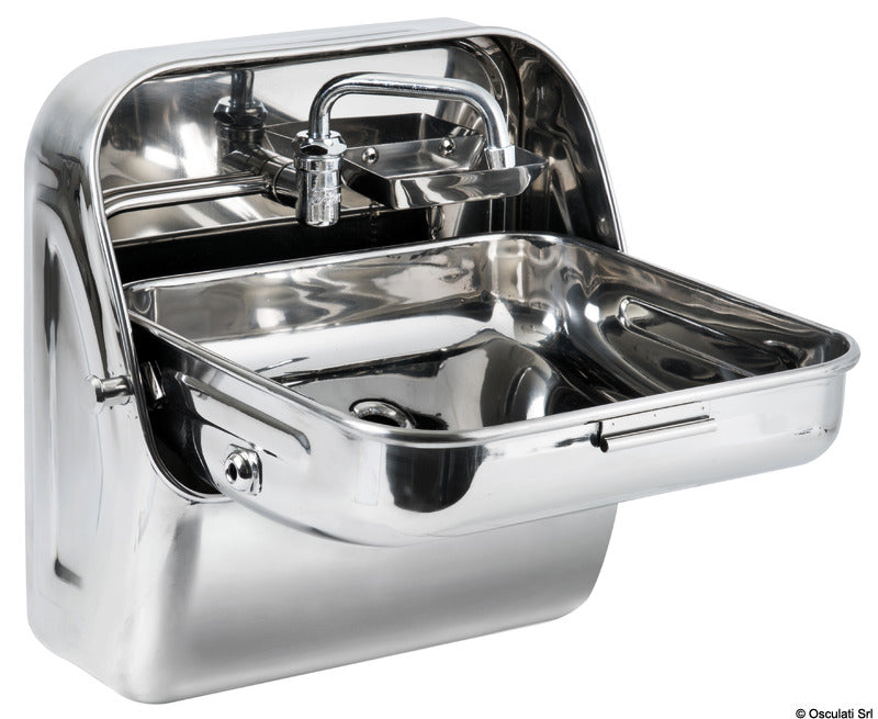Lavello inox a ribalta