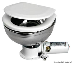 WC elettrico 12 V tazza inox