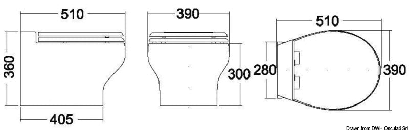 WC Tecma Silence Plus 2G Short 24 V