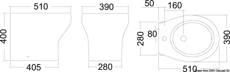 Bidet Tecma Silence Plus 2G