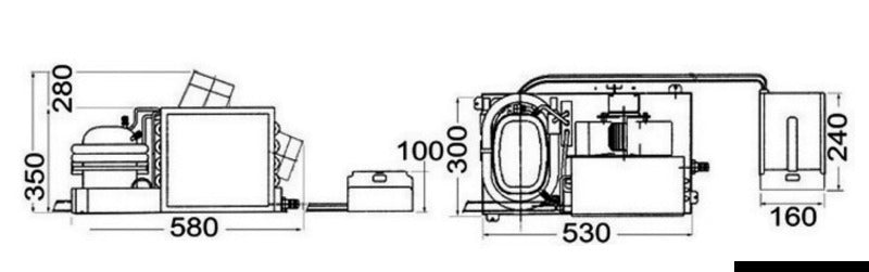 Condizionatore + pannello 220 V 9000 BTU