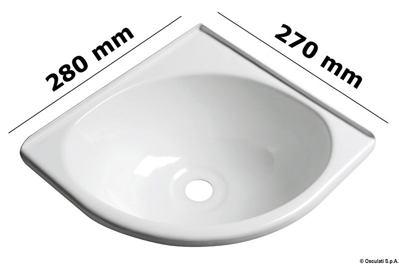 Lavello triangolare ABS