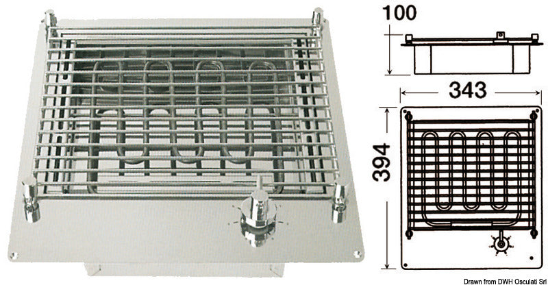 Barbecue elettrico compatto
