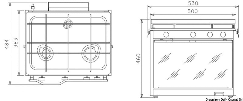 Cucina Classic 3 fuochi con forno