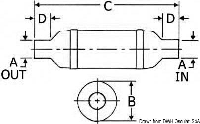 Marmitta 203 mm
