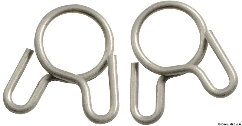 Molletta inox per fissaggio tubo