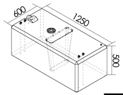 Serbatoio carburante 336 l