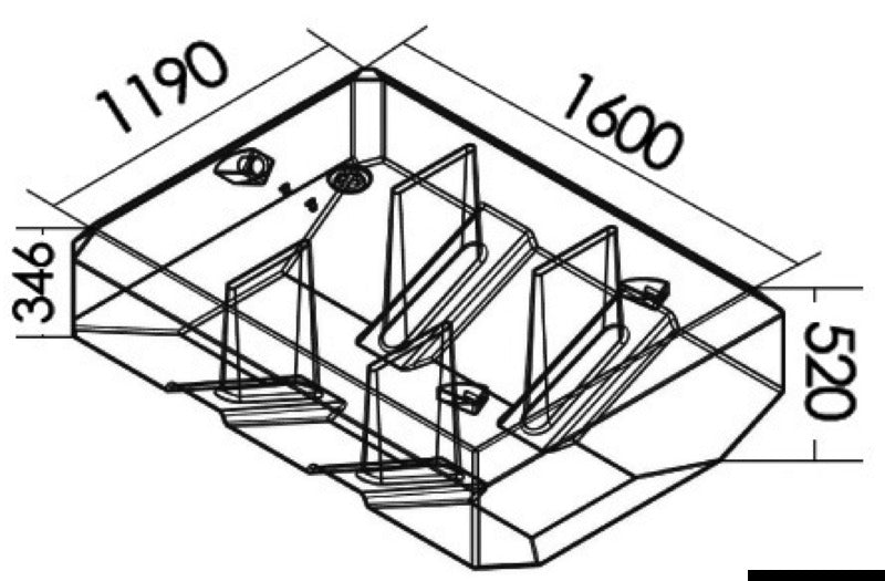 Serbatoio carburante 767 l