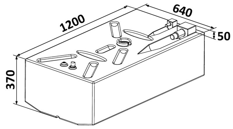 Serbatoio Polietilene 239 l