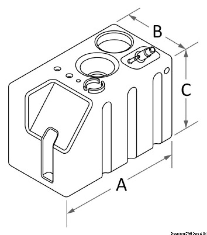 Kit Serbatoio 222 l 12 V