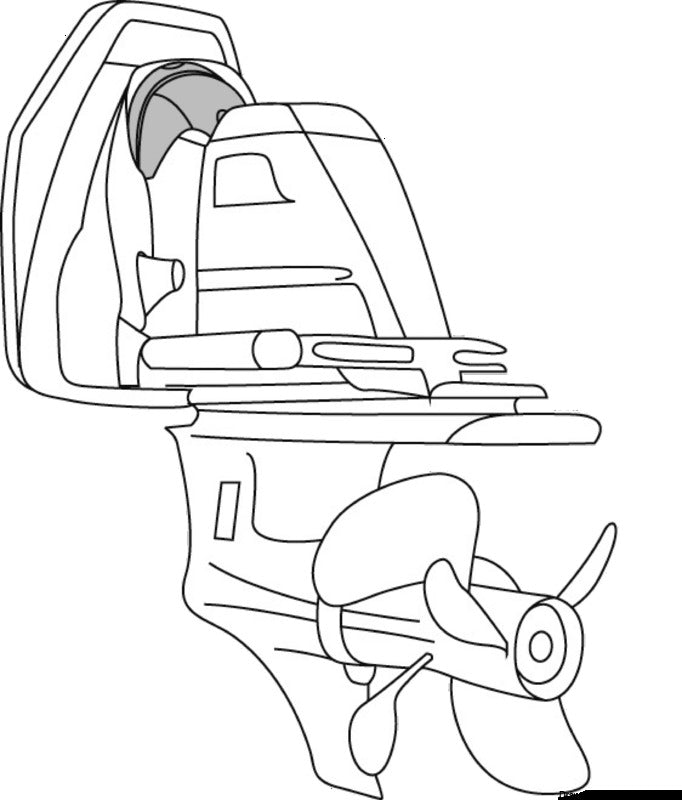 Ricambio forcella sterzo per piede poppiero Millerighe ingrassatore
