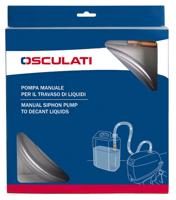 Pompa manuale travaso liquidi tubo 15 mm