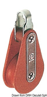 Bozzello Hye tufnol 1 puleggia EB 8x30